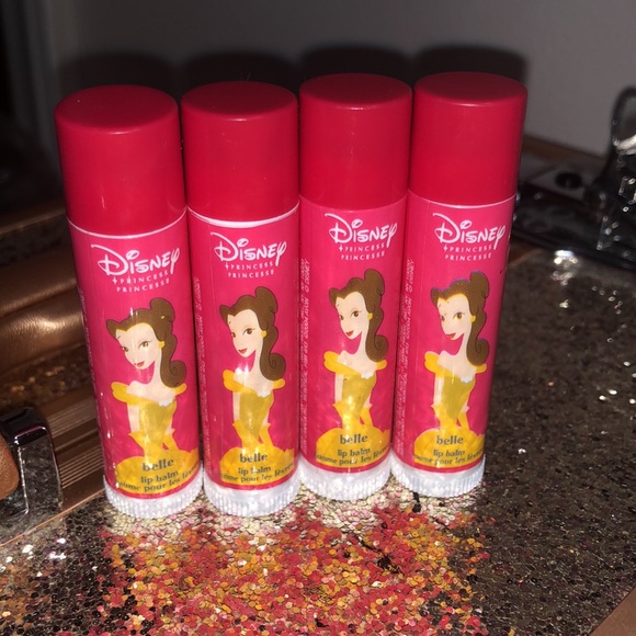 New Disney Princess Belle Lip Balm Set - Raspberry - Picture 4 of 15
